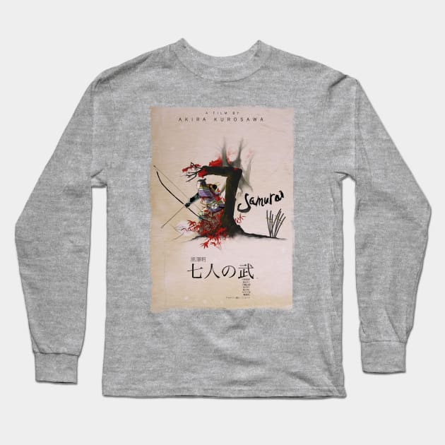 Seven Samurai Long Sleeve T-Shirt by mattskilton